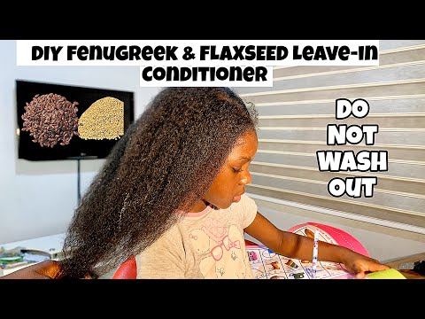 Видео: САМОДЕЛЬНЫЙ НЕСМЫВАЕМЫЙ КОНДИЦИОНЕР ИЗ ПАЖИТНИКА И СЕМЯН ЛЬНА🔥 Волосы растут невероятно быстро #г...