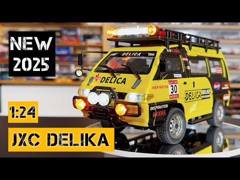 Видео: JXC Mitsubishi Delica 1/24. Новинка 2025 года. Радиоуправляемые модели.