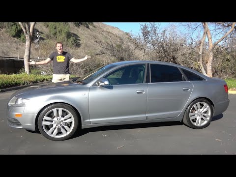 Видео: Audi S6 2008 года был спортивным седаном с V10 от Lamborghini