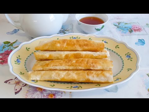 Видео: Трубочки Сигары из теста Фило!