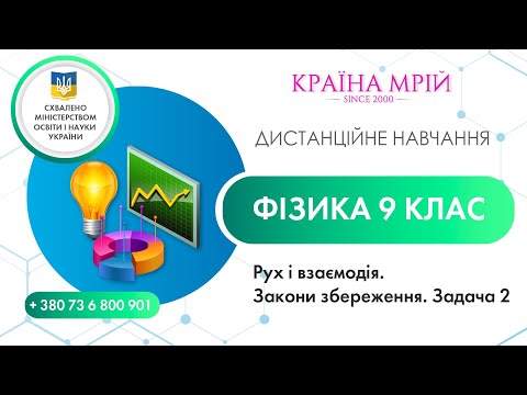 Видео: Дистанційне навчання фізика 9 клас. Рух і взаємодія. Закони збереження