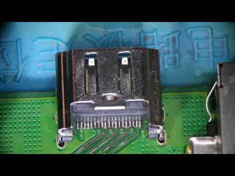 Видео: Видеоотчёт, PS4 fat - замена HDMI, восстановление дорожек