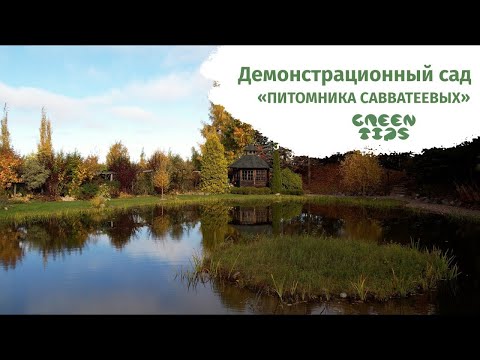 Видео: Обзор пейзажного сада.  Демонстрационный сад.