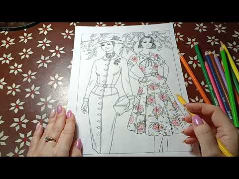 Видео: АСМР Отвечаю на ваши вопросы и раскрашиваю девушек