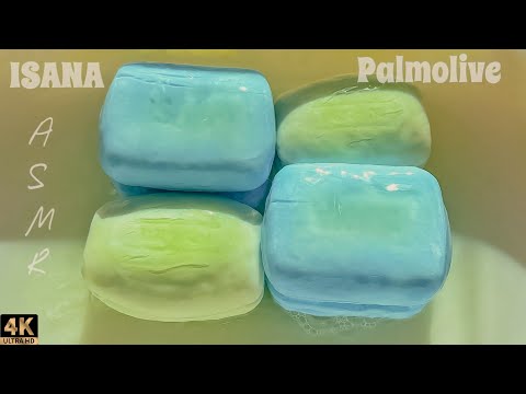 Видео: ASMR SOAP ☀️ SUNNY SEASON ☀️ ISANA & PALMOLIVE 💚 Soaked Soap || АСМР Мыление и Размокшее Мыло #asmr