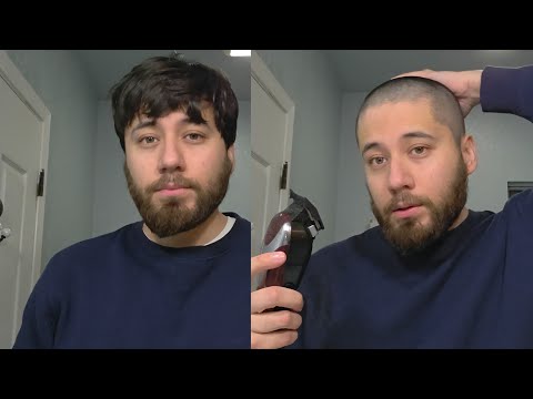 Видео: Обрезаю все волосы! Как выглядит насадка для машинки для стрижки волос №1 | Настоящая стрижка «ёжик»