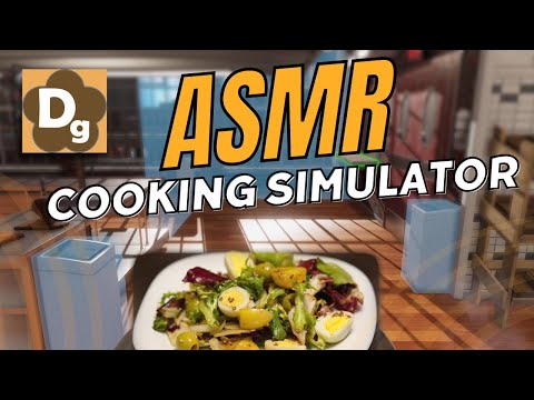 Видео: АСМР в Cooking Simulator и Кулинарные Триггеры, IRL Рецепт Салата - Прохождение 1