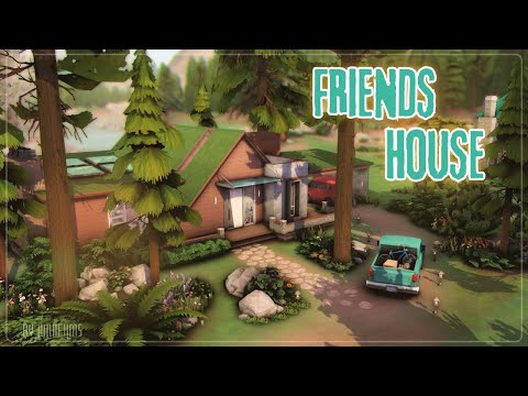 Видео: Дом друзей🌲🧭│Строительство│Friends House│SpeedBuild│NO CC [The Sims 4]