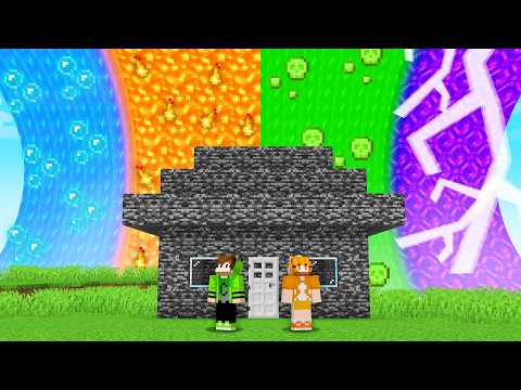 Видео: Стихийное бедствие против дома безопасности в Minecraft