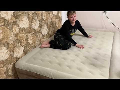 Видео: Надувная кровать INTEX 64428. Надувне ліжко INTEX 64428 ВІДГУК