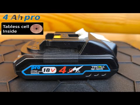 Видео: Aккумулятор TPCELL 4A на ячёйках TENPOWER INR21700-40XG TABLESS тест на болгарке
