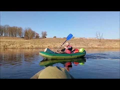 Видео: Мемеле-Лиелупе 29.03.2025 Сплав, открытие сезона