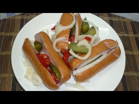 Видео: Утопенцы по-чешски. Маринованные шпикачки, острая закуска