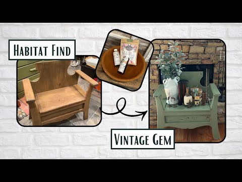 Видео: Возрождение очарования Chippy: преображение скамейки Habitat