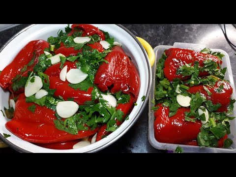 Видео: МАРИНОВАННЫЙ КРАСНЫЙ ПЕРЕЦ САМЫЙ ВКУСНЫЙ РЕЦЕПТ ЗАКУСКИ ЗАГОТОВКА НА ЗИМУ | RED PEPPER