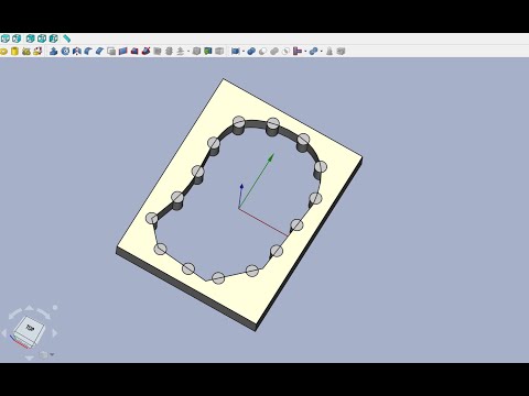 Видео: FreeCAD Часть 22. Массив по произвольной траектории. Создание копии эскиза