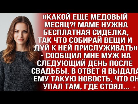 Видео: «КАКОЙ ЕЩЕ МЕДОВЫЙ МЕСЯЦ_! МАМЕ НУЖНА СИДЕЛКА, СОБИРАЙ ВЕЩИ И ДУЙ К НЕЙ ПРИСЛУЖИВАТЬ!» — СООБЩИЛ МУЖ