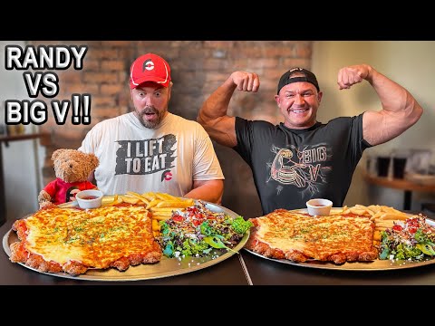 Видео: Вызов австралийской курицы парми весом 3 кг от The Deck Geelong против австралийского культуриста...