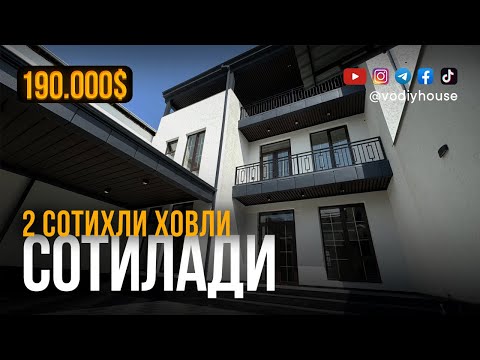 Видео: Фарғона шахар Шодиёна МФЙда 2 сотихли коттедж сотилади