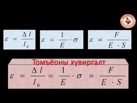 Видео: ЭРДЭМТӨГС СУРГУУЛЬ - ФИЗИК ВИДЕО ХИЧЭЭЛ - 11-р анги-Хатуу биеийн деформац / solid deformation/