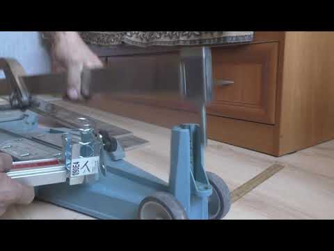 Видео: Дополнительный боковой упор для плиткорезных станков от Сигмы .