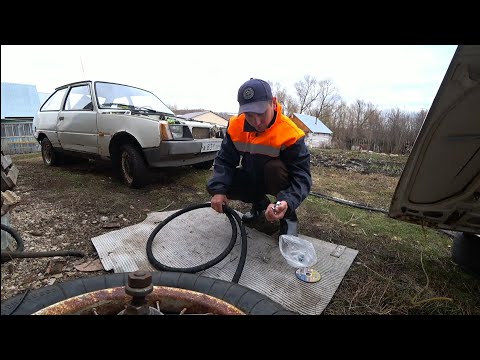 Видео: Заменил масло и шланги , отмыл салон , покраска дисков . Заз 1102  ,