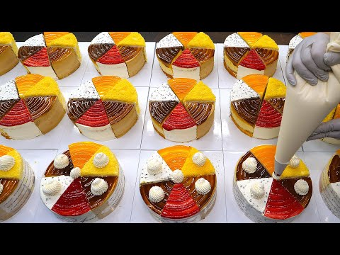 Видео: Красиво и вкусно! Ассорти пирожных в 6-ти вкусах