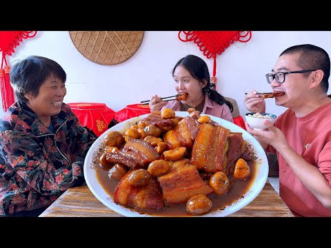 Видео: Тарелка тушеной свинины с каштанами, полная цвета, аромата и вкуса, такая ароматная и восхитительная