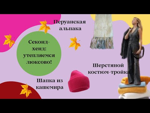Видео: Секонд-хенд: Vivienne Westwood, Gerard Darel,  Alba Moda, Cerruti - уютные находки на осень