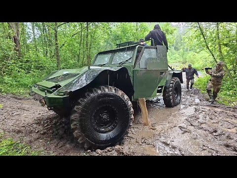 Видео: Испытываем вездеход АГ34 от создателя Шерпа!