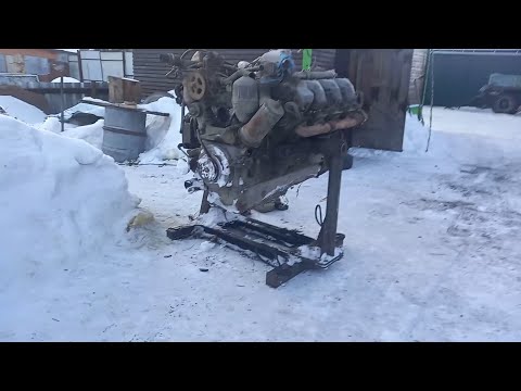Видео: Лопнул коленвал, вытаскиваем  ЯМЗ 7511 с маза и думаем над дальнейшими действиями