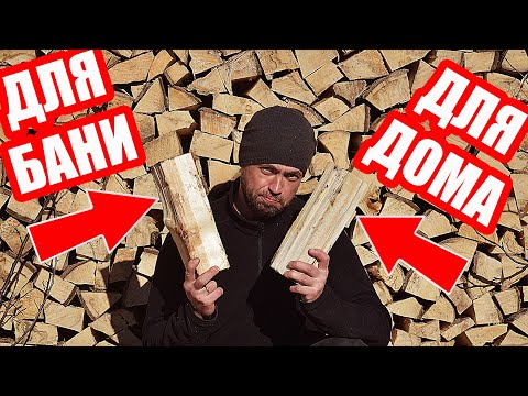 Видео: КАКОЙ ПОРОДЫ должны быть дрова? Почему одни на 60% эффективнее других?