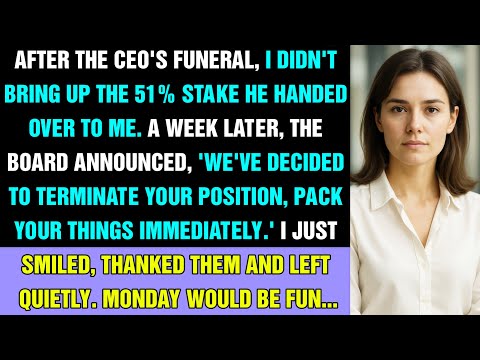 Видео: После похорон генерального директора я не стал поднимать тему 51% акций, которые он мне оставил. ...