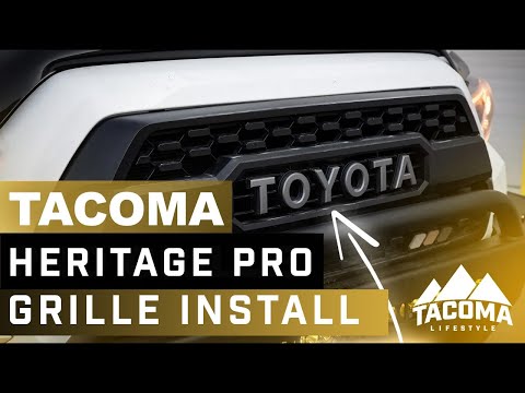 Видео: Решетка радиатора Tacoma Heritage PRO 2022 года.