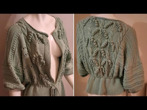 Видео: кардиган"Мята"/экспресс МК