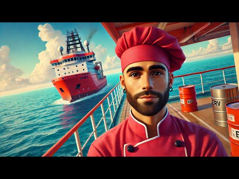 Видео: Путь на пароход: первый день на борту и ужин на камбузе 🚢🍽️