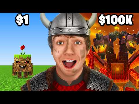 Видео: $1 против $100,000 Босса в Майнкрафте