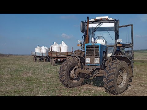 Видео: Возим солому на МТЗ беларус 82.1