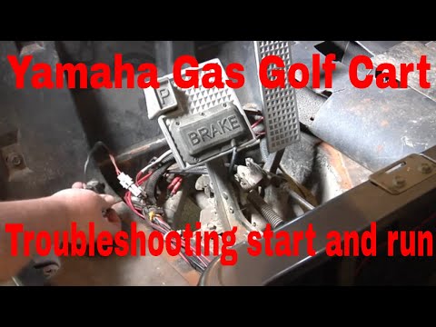 Видео: Устранение неполадок при запуске и работе гольф-кара Yamaha