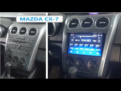 Видео: Установка штатной магнитолы Android на Mazda CX 7