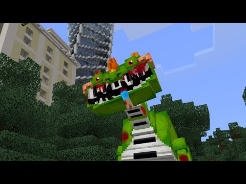 Видео: Страшный пианинозавр пришёл в мой город