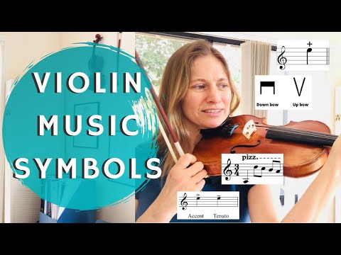 Видео: Учебное пособие по игре на скрипке — Символы скрипки: скрипка-пиццикато, арко и многое другое!