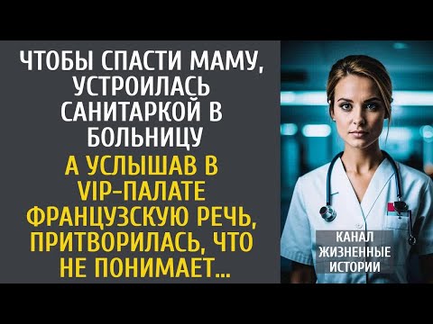 Видео: Чтобы спасти маму, устроилась санитаркой… А услышав в vip-палате французскую речь, притворилась…