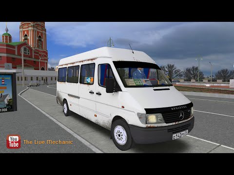 Видео: OMSI 2 - Mercedes Sprinter | Чебоксары