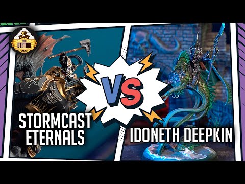 Видео: Idoneth Deepkin vs Stormcast Eternals | Репорт | Age of Sigmar | 2000 pts