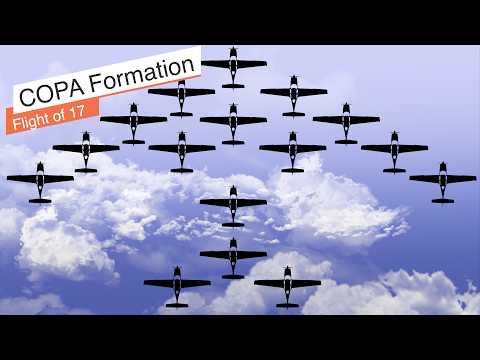 Видео: БЕЗУМНЫЙ полет строя из 17 кораблей Cirrus!