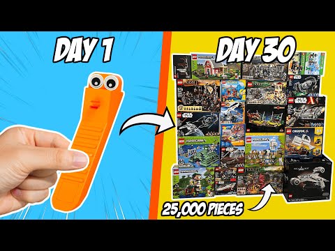 Видео: Я собирал набор LEGO КАЖДЫЙ ДЕНЬ в течение 30 дней...