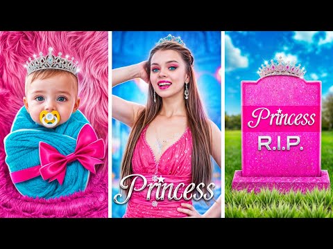 Видео: Принцесса в Реальной Жизни! 24 часа с Рождения до Смерти!