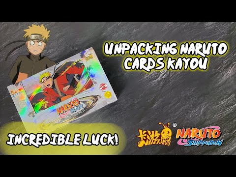 Видео: РАСПАКОВКА ЛУЧШЕЙ КОРОБКИ КАРТ НАРУТО | UNPACKING THE BEST BOX OF NARUTO CARDS | KAYOU