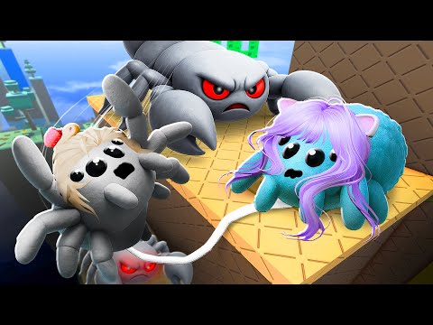 Видео: ПАУКИ СНОВА В ДЕЛЕ! Roblox Webbed 2 Player Obby